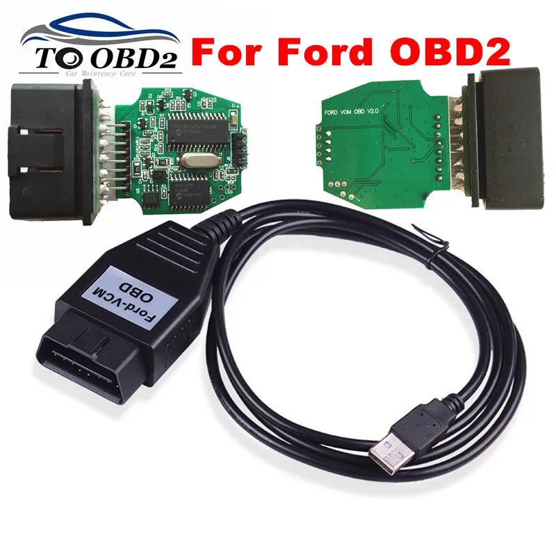 Function Stabel For Ford VCM OBD Auto USB Diagnostic Tool For Ford ...