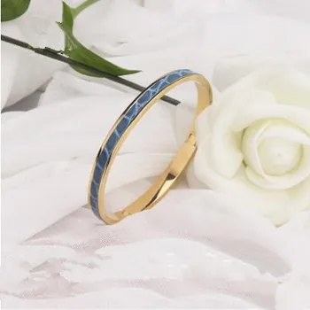 

DIY crocodile Leather bracelet material bag top layer leather with 24K gold-plated bracelet handmade leather bag DIY bracelet