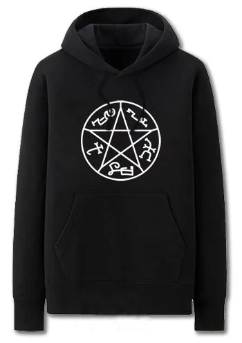 Supernatural Hoodie Castiel Angel Star Logo Printed Mens