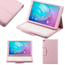 Luxury PU Case Cover with Detachable Bluetooth Plastic Keyboard For Huawei MediaPad M2 10.1″ FDR-A01W FDR-A03L T2 Pro 10 Tablet