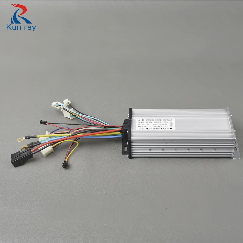 

Electric bike controller 60V 2000W 33A 15Mosfet e bike motor brushless controller bicycle engine bldc controller