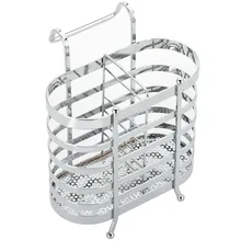 Stainless steel racks hanging chopstick cages spoon holder forks rack reinforced silver kitchen storage shelf organizer drainer