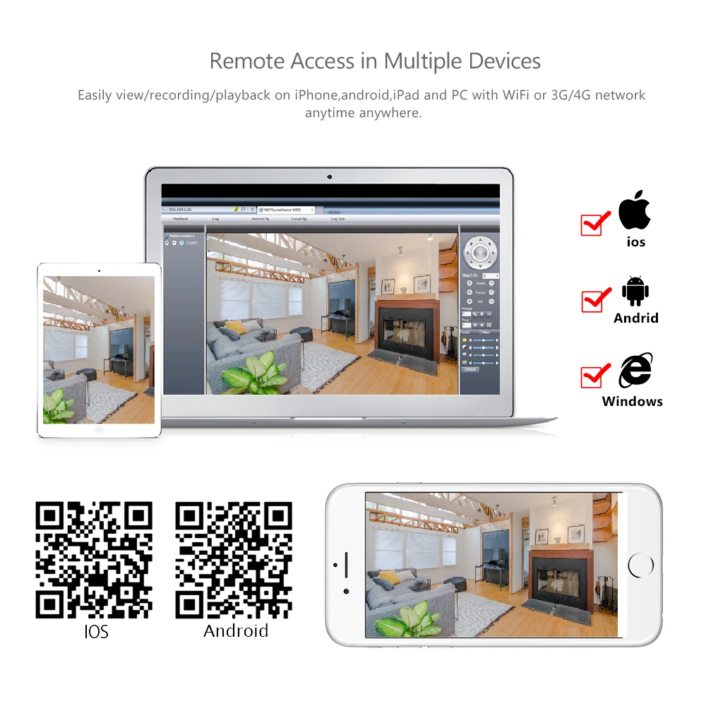 LOOSAFE HD Беспроводной IP Security Камера Indoor Smart Wi Fi ИК Ночное видение Главная