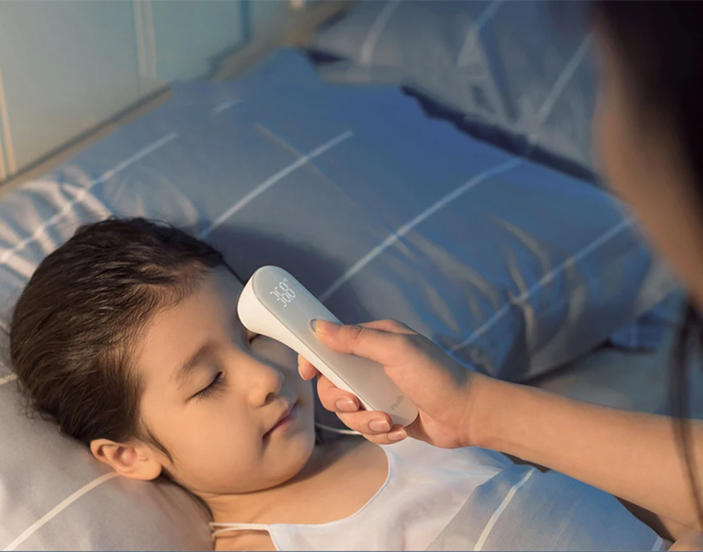 

For xiaomi iHealth Non-Contact Digital Forehead Thermometer for Baby Kids Adult 1s Instant Result Upgraded Infrared Lens FDA