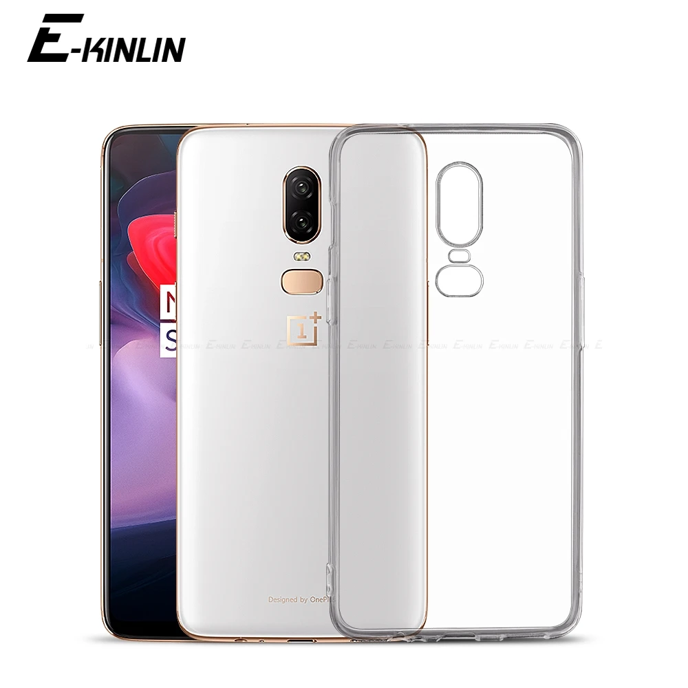Ultra font b Slim b font Clear Silicone Case For One Plus OnePlus 6T 6 5T