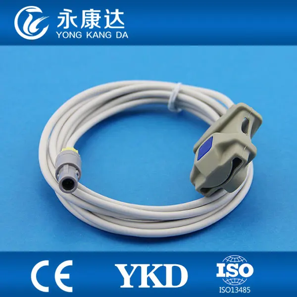

Goldway One-piece reusable UT 4000A PACE TECH adult soft tip spo2 sensor connector 5pin with general surgical supplies