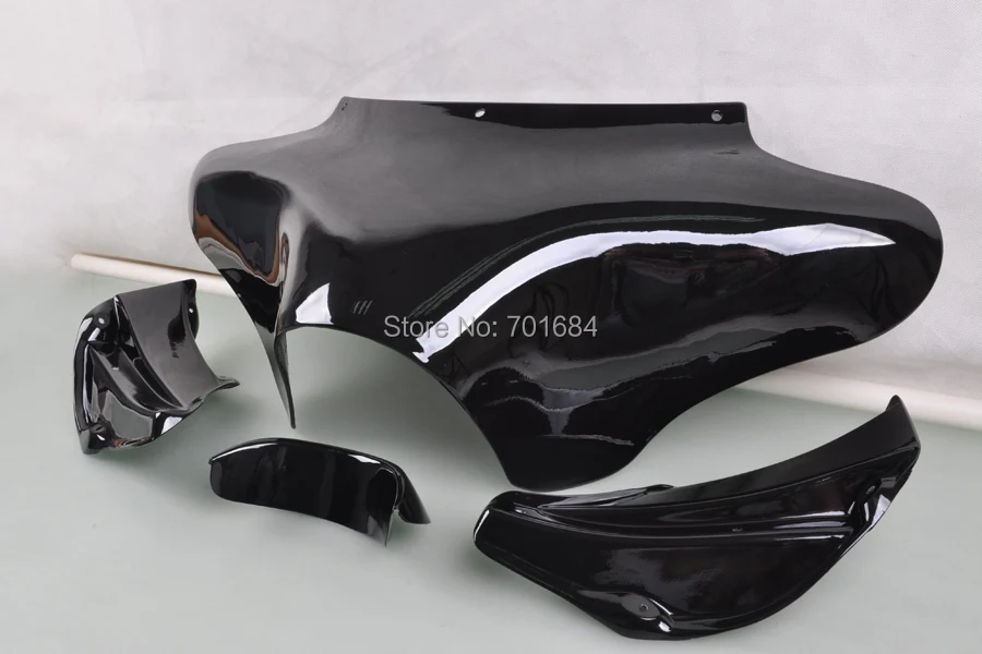 Неокрашенный Черный передний обтекатель Wotefusi для Harley Davidson Road King SUZUKI YAMAHA [DD91]|batwing
