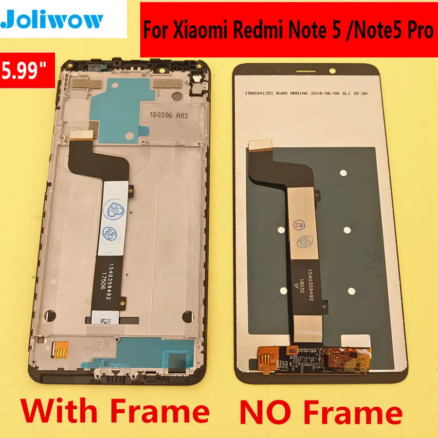 

FOR Xiaomi Redmi Note 5 Pro LCD Display Touch Screen Test Good Digitizer Assembly Replacement For Xiaomi Redmi Note5 PRO LCD