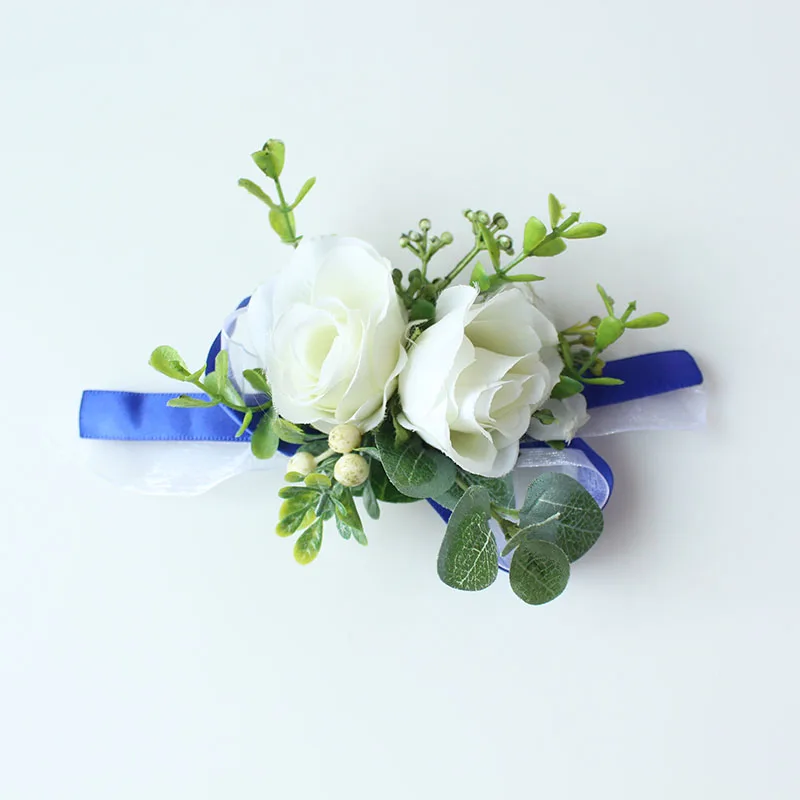 Wrist Corsage Bracelet wedding bridesmaid wrist flower  (17)