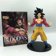 Dragon Ball Z Goku GT кровь Саян вырывается Супер Саян 4 красный боевой вер. ПВХ фигурка DBZ коллекция 20 см