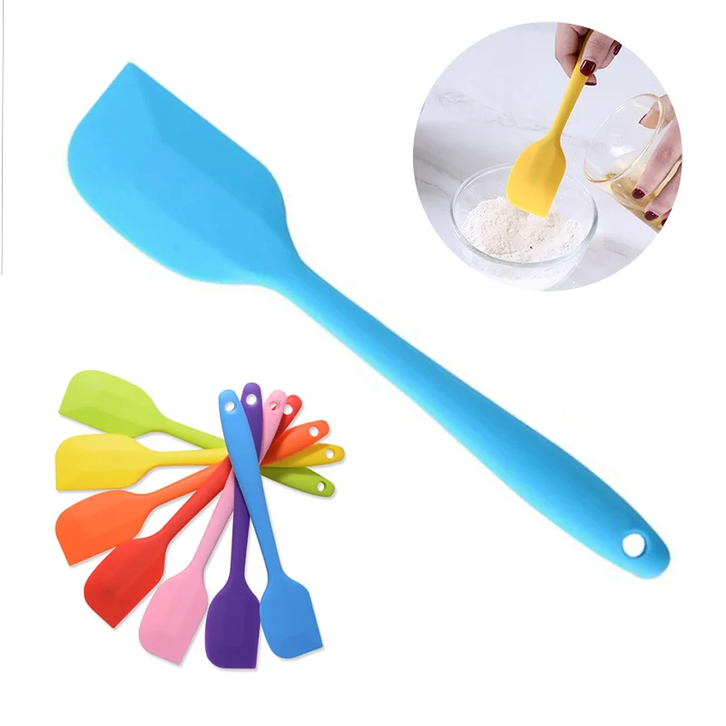 

Kitchen Silicone Cream Butter Cake Spatula Mixing Batter Scraper Brush Butter Mixer Cake Brushes Baking Tool Kitchenware