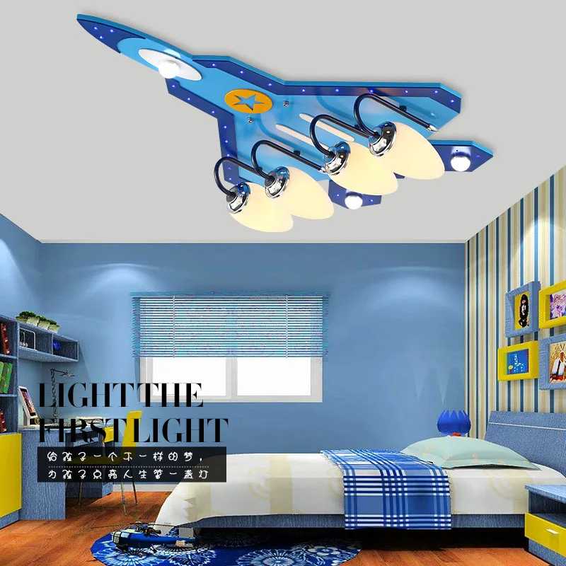 Diy Acrylic Airplane Led Ceiling Light Modern Kids Bedroom