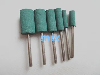 

Fixmee 10pcs 4/5/6/8/10/12mm Rubber Polishing Grinding Head Mounted Points & Blue 3mm/1/8" Shank