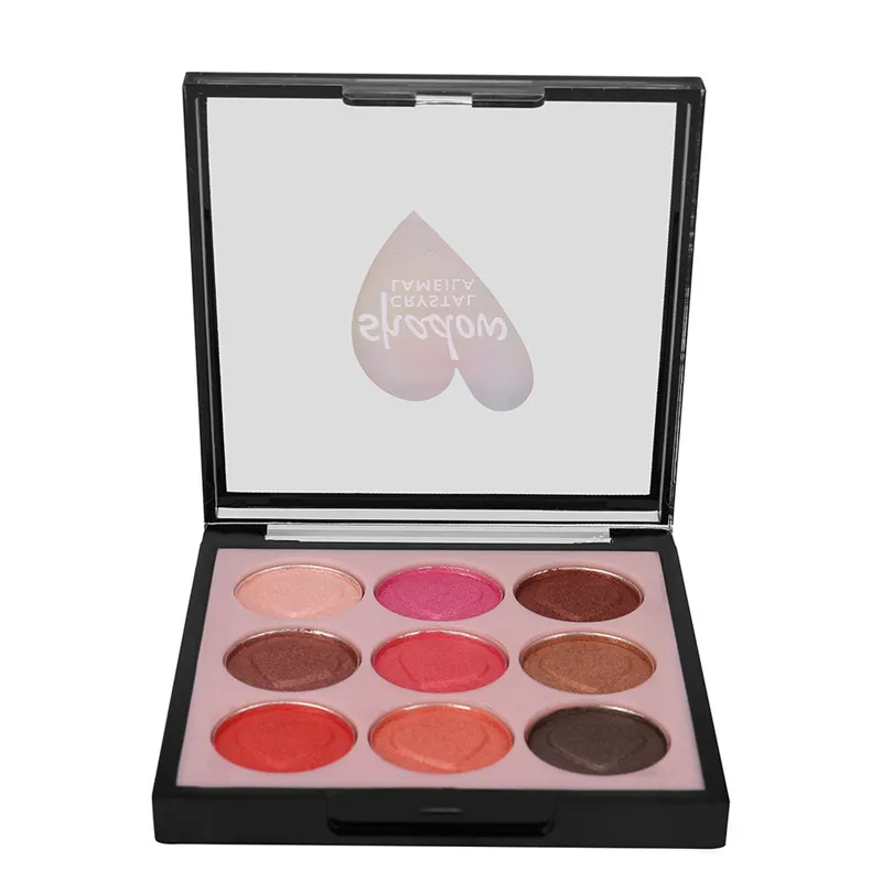 9 Color Pearl Glitter Eye Shadow Powder Palette Matt Crystal Diamond Eyeshadow Cosmetic Moisturizing Makeup Tools |