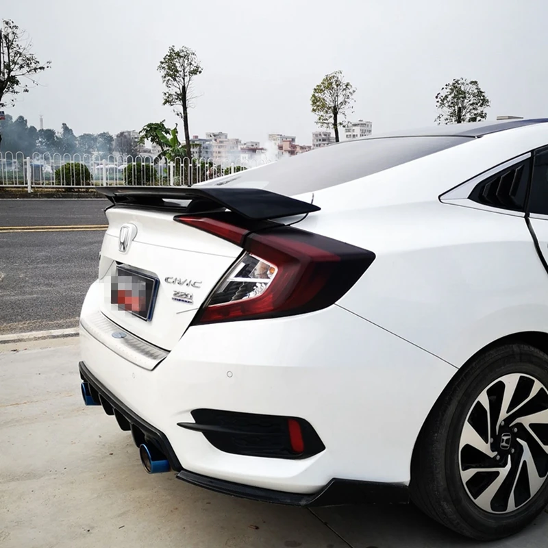 Для Honda Civic спойлер Высокое качество ABS Материал заднее крыло автомобиля праймер цвет задний спойлер для Honda Civic спойлер GT