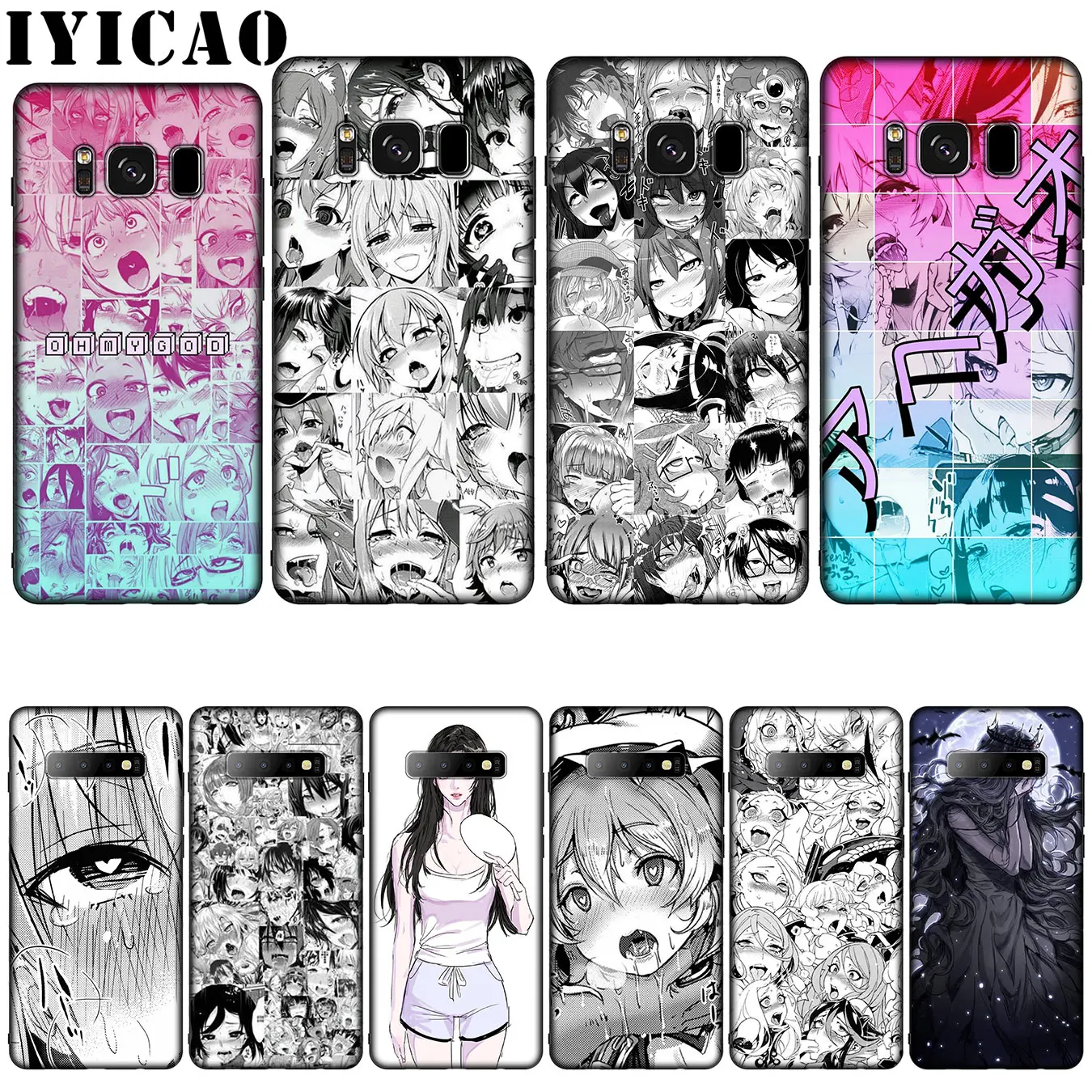 

IYICAO Anime girl cartoon japan Silicone Soft Phone Case for Samsung Galaxy S10 S9 S8 Plus S6 S7 Edge S10e E Cover