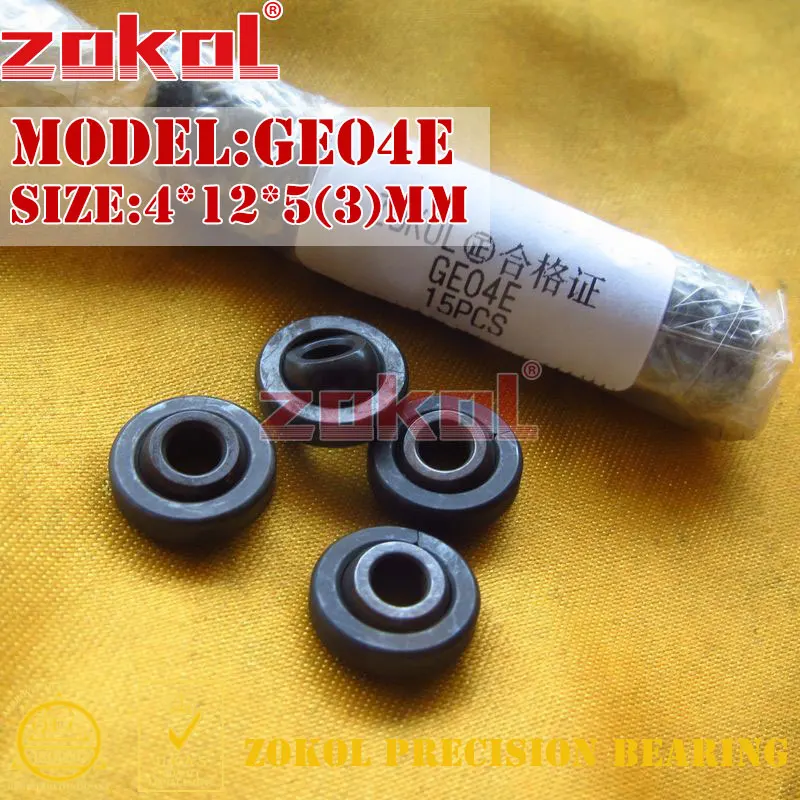 Подшипник ZOKOL GE04E GE4E радиальный Сферический Гладкий подшипник 4*12*5(3) мм |