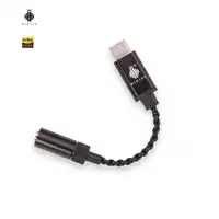 Originele HIDIZS Sonata HD DAC II Hi-Res Type C naar 3.5mm DAC HiFi Hoofdtelefoon Koptelefoon Audio Kabel