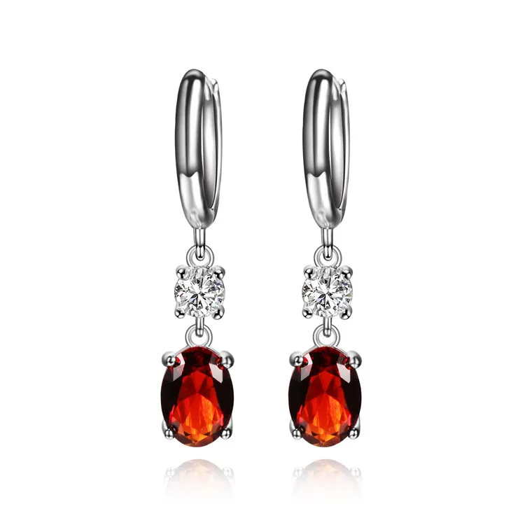 CMAJOR 2017 Luxury Big Multicolor CZ Drop Long Earrings for Women Earrings Jewelry Engagement Accessories Best