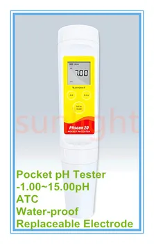 

High Accuracy Pen Type Skin pH Meter with Flat Surface Probe and Calibration Solution