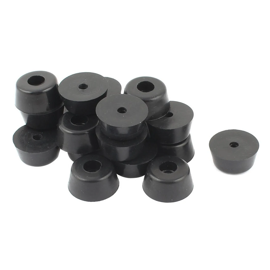 

AIMA 20Pcs Heathkit Radio Cabinet Case Feet Riser Black Rubber Bumpers