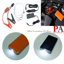 PA LED 1SET x Black Orange 12V Car Multi Function Jump Starter Battery Charger Power Bank
