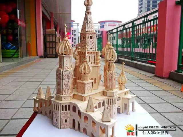 СПб головоломка 3D Строительная модель деревянные игрушки для детей и взрослых Пазлы ручной работы игрушка детский подарок