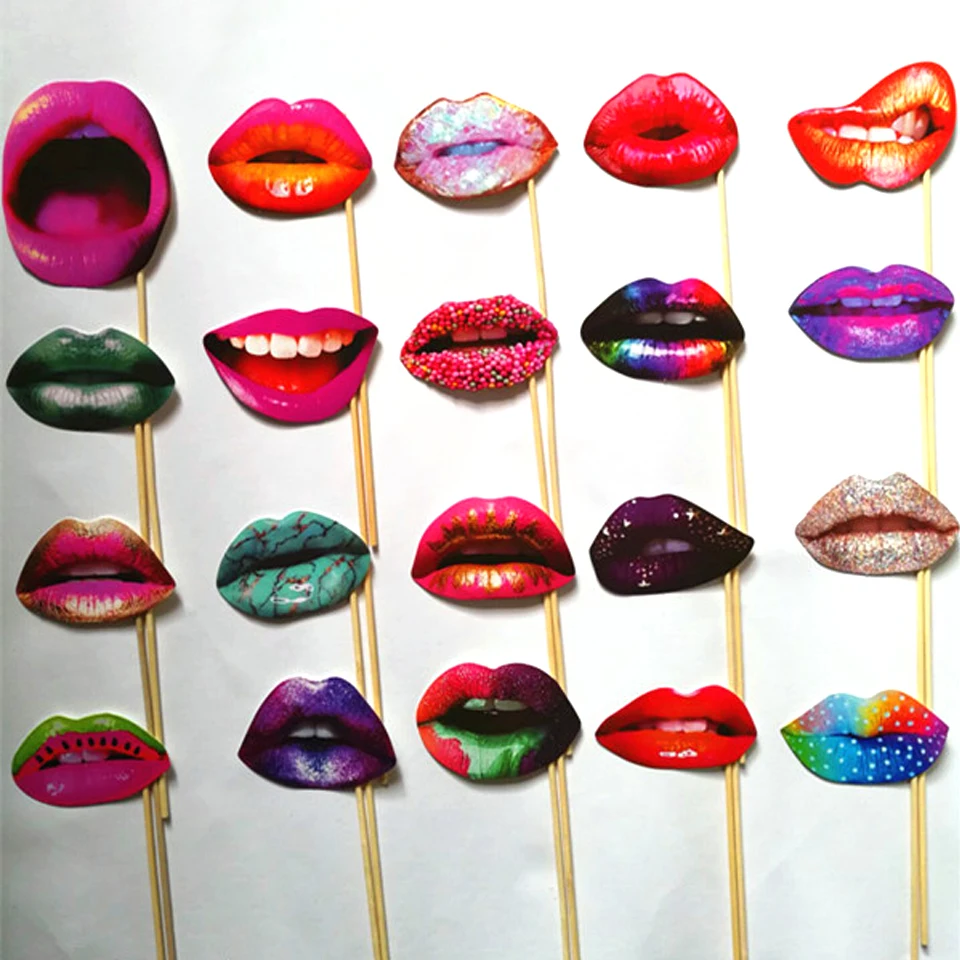 Lip Mouth DIY Photobooth Props (10)