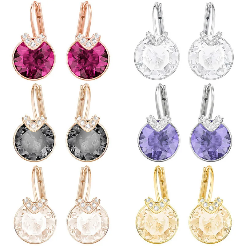 

Fanier 100% Silver 1:1 Original Has Bella -v -piercing -high Quality Earrings Free Mail Women