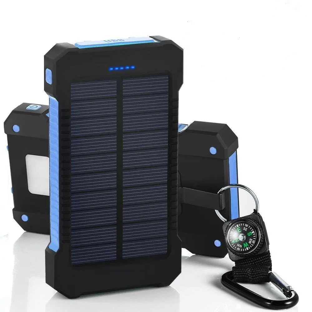 Solar 10000mAh Double USB Solar charger External Battery