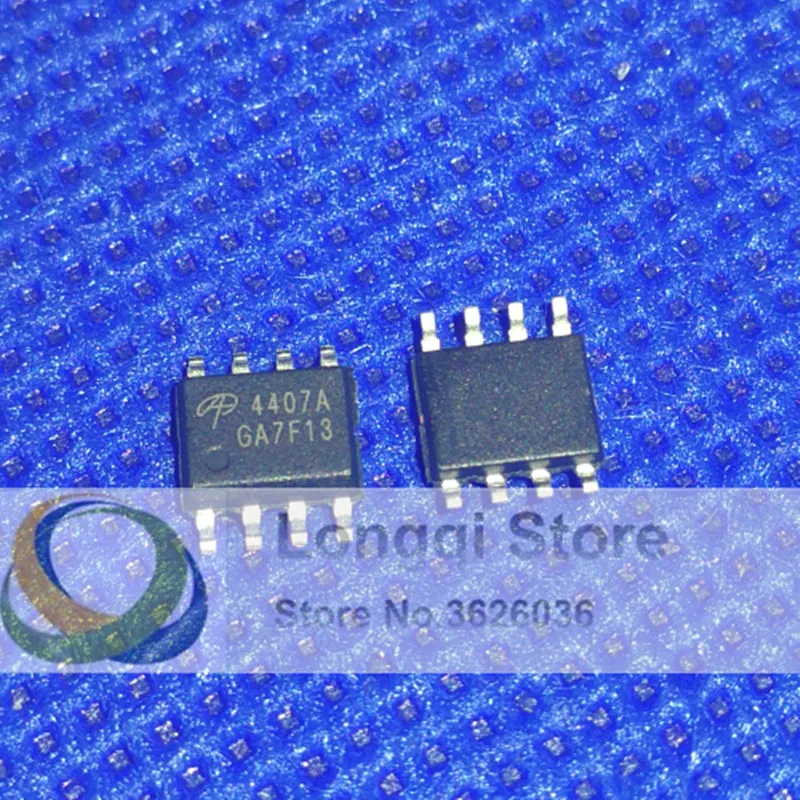 10 шт. AO4407A AO4407 4407A SOIC 8 SOP P канальный режим улучшения полевой эффект транзистор PNP 12A
