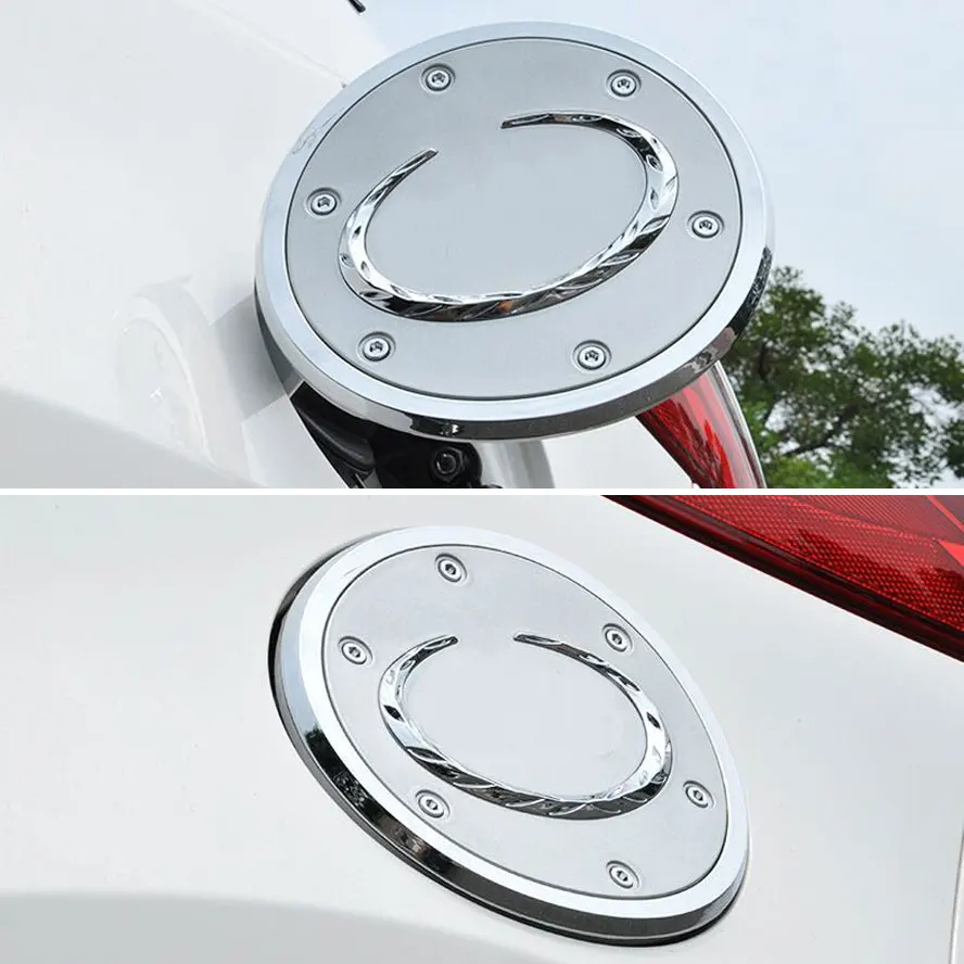 Наклеиваемого покрытия для автостайлинга из ABS Пластик 1 шт. автомобиля внешние топлива дизельное топливо Кепки бак накладка Стикеры газа крышкой лучшее решение для CX-5 CX5 2012