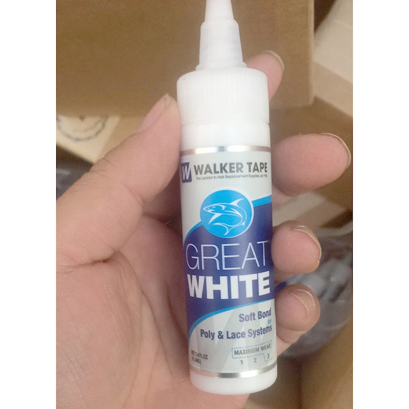 

1 Bottle 1.4FL OZ(41.4ml) Hair Adhesive Soft Bond Adhesives Glue For Poly Lace Systems Wig Adhesives Glue