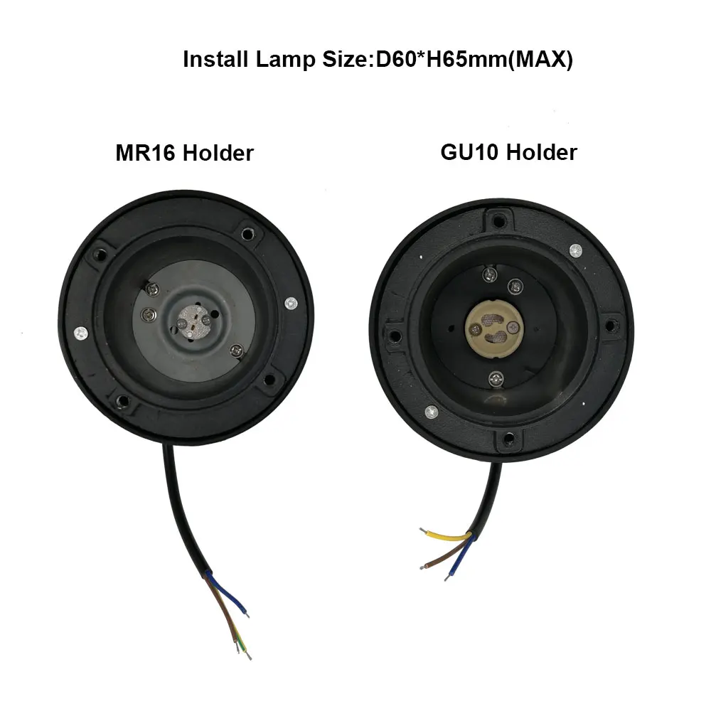 5W Waterproof LED Underground Light Kit IP65 Gu10 Outdoor Ground Garden Path Floor Buried Yard Spot Landscape with gland IP BOX (21)