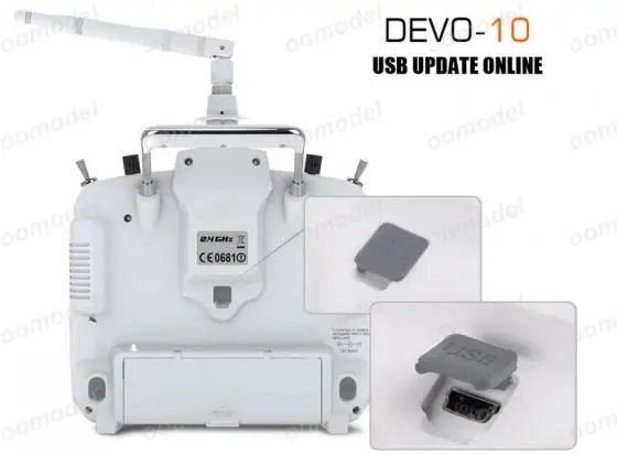 Walkera Devo 10 white w/Receiver 8