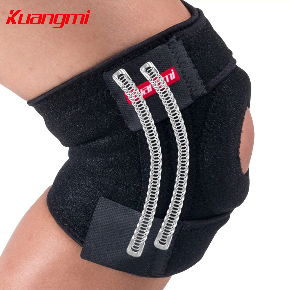 Kuangmi Child Knee Support Open Patella Adjustable Black 1 Piece Kuangmi Child Knee Support Open Patella Adjustable Black 1 Piece