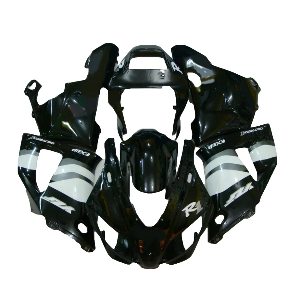 High quality ABS plastic fairings kit for 1998 1999 black R1 YZF R1