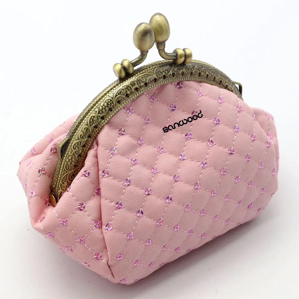 Women Rhombic Pattern Wallet Card Coin Purse Clutch Handbag Mini Bag coin purse women wallet card wallet