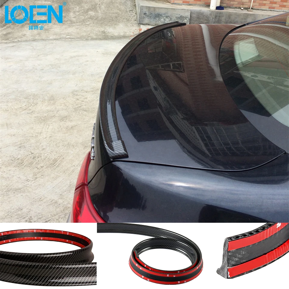 Стайлинг автомобиля 3D углеродное резиновое волокно автомобильный хвост бампер