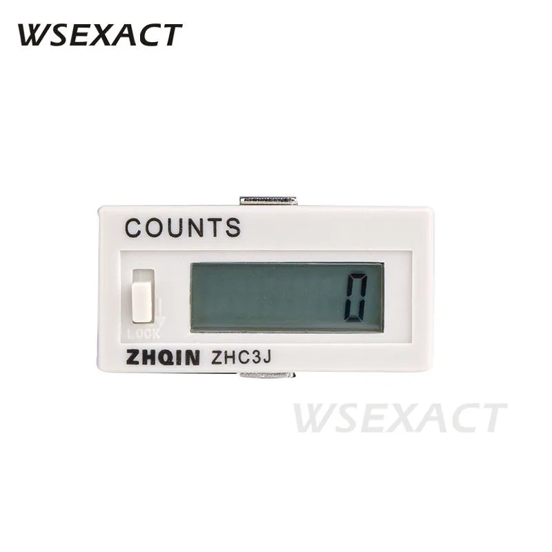 100-220VAC 4-30VDC без счетчики напряжения 6 цифровой, цифровой отсчетов 0-999999 48*24 мм ZHC3J DHC3j