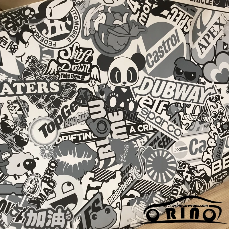 JMD Sticker Bomb Vinyl Film Wrap-21