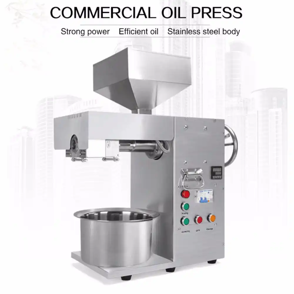 Ticari kullanım zeytin yağ baskı makinesi için soğuk presli yağ