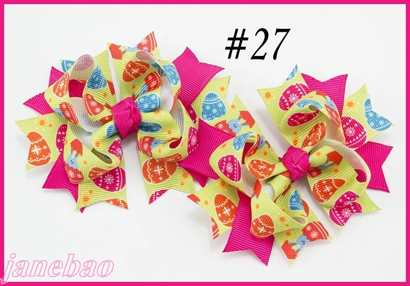 Бесплатная доставка 50set3.5''pigtail банты символ волосы луки набор из двух