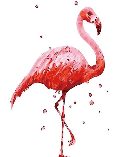 Lukisan Dengan Angka Hewan Serigala Lukisan Kaligrafi Minyak Diy