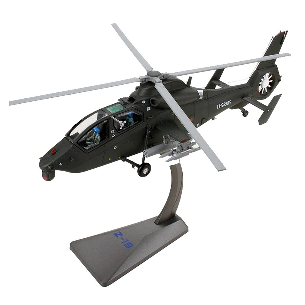 1/48 Diecast Alloy Airplane Model Z-19E Yuan Dedicated Attack Helicopter