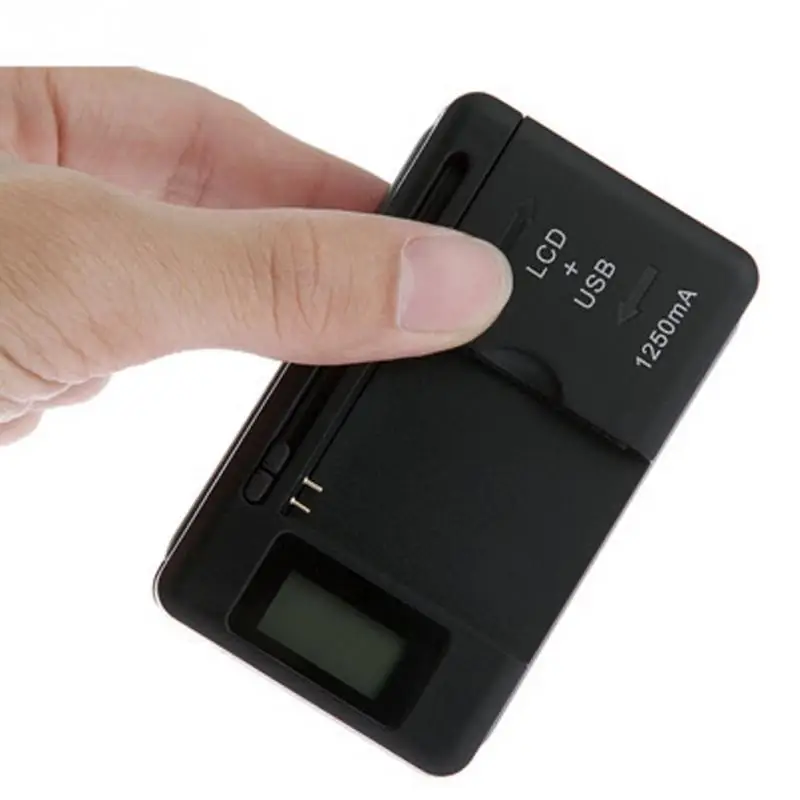 Universal Battery Charger EU PLUG LCD Indicator Screen Cell Phones USB Charger For Cell Phones Smart Charger