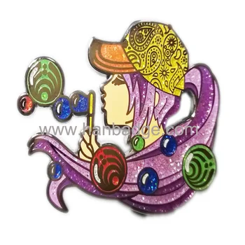 

Customized Lapel Pins Custom Soft Enamel Pin Badges Emblem With Various Glitter Colors