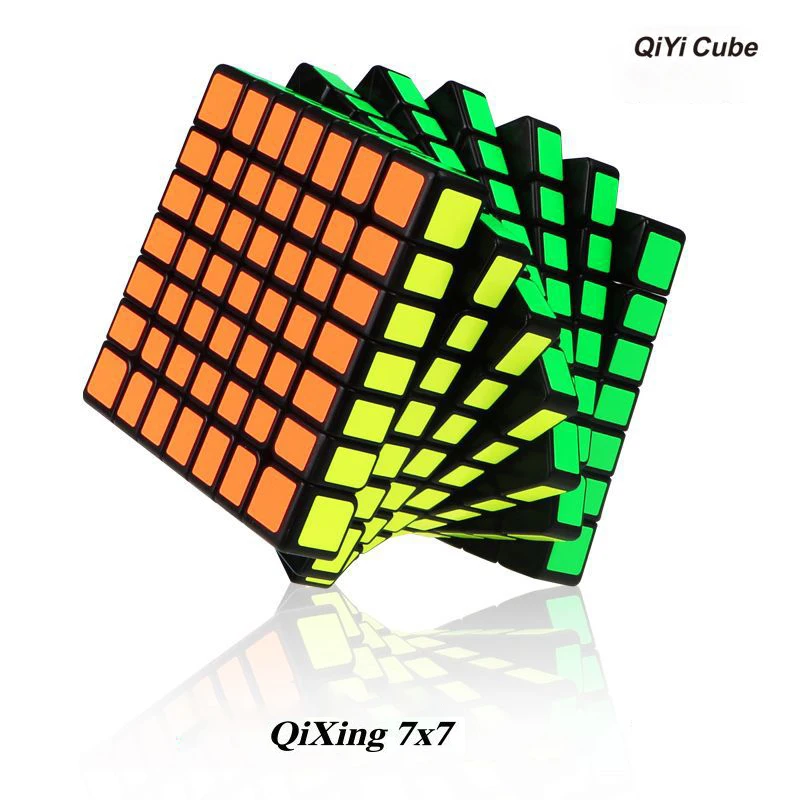

New Fidget Cube Magic 7x7x7 Competition Speed Magico Cube Puzzle Rubiks Column Cube Toys Kid For challenge IQ Education Toys
