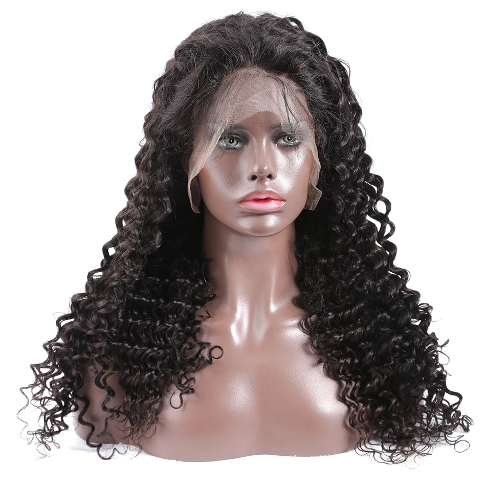 Wigirl, 8-26 дюймов, 360, фронтальный парик на шнурке, 250 плотность, человеческие волосы, парики для черных женщин, кудрявые человеческие волосы, парик