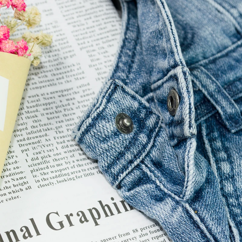 5-1 Baby Shorts Denim Jumpsuits Infant Toddler Kids Boys Girls Jeans Rompers